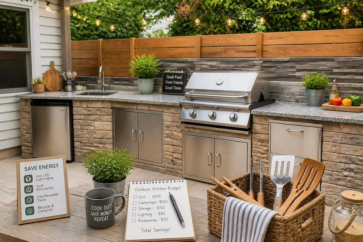 How to Save Money on an Outdoor Kitchen
