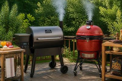 Pellet Smoker vs Kamado Grill for Outdoor Kitchens