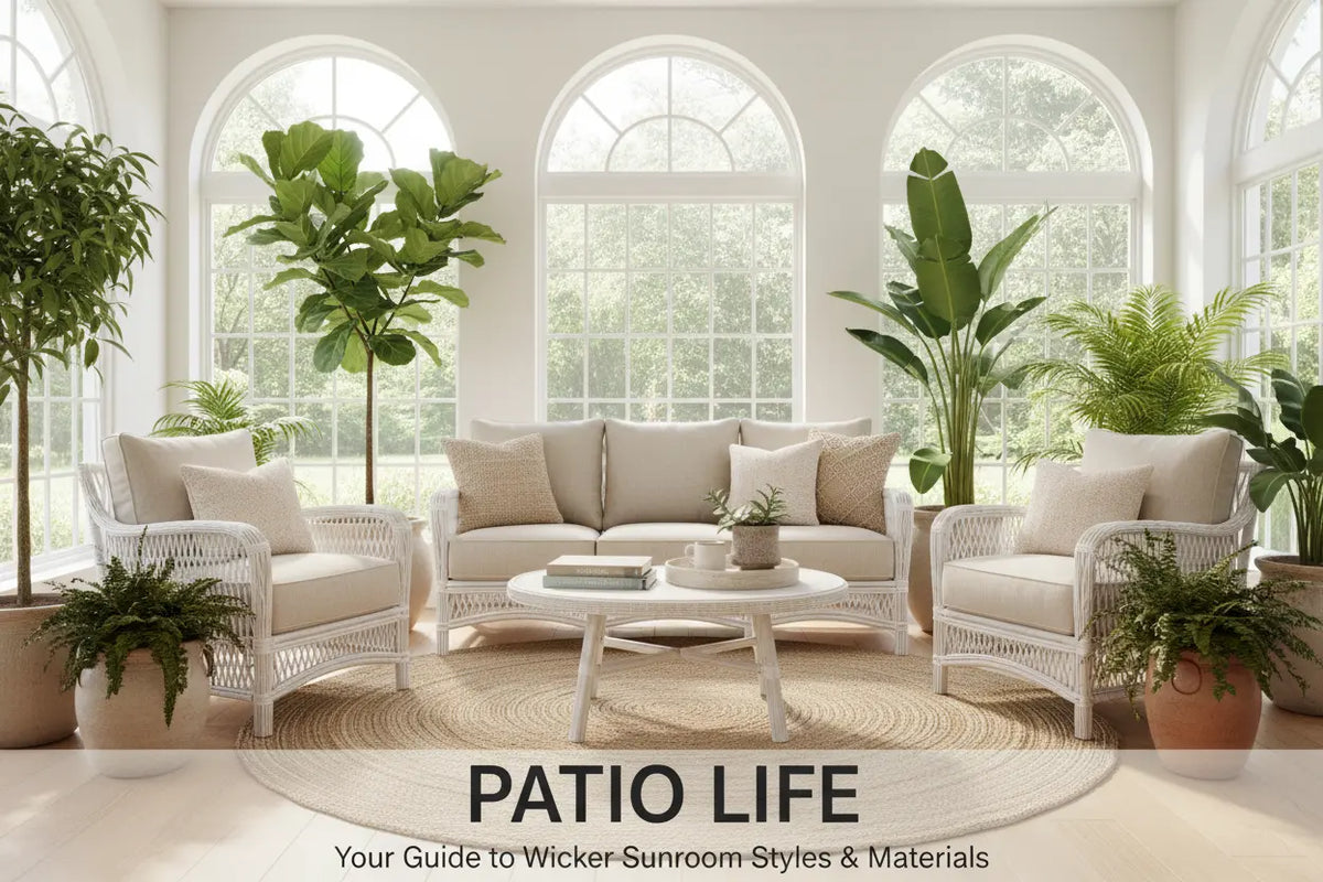 Best Wicker Sunroom Furniture