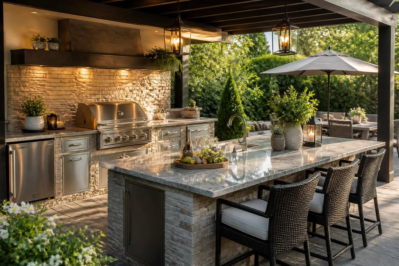 How Much Does a Custom Outdoor Kitchen Cost
