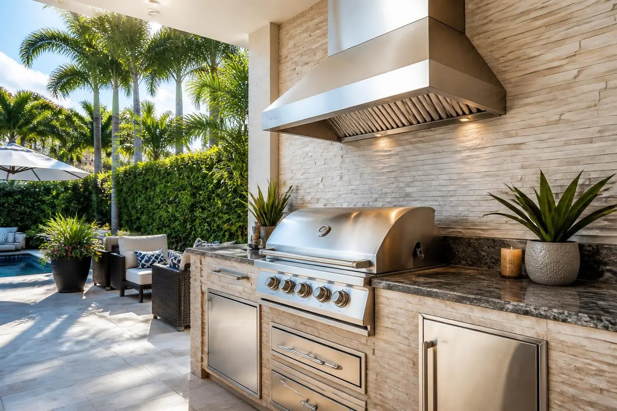 outdoor kitchen vent hoods