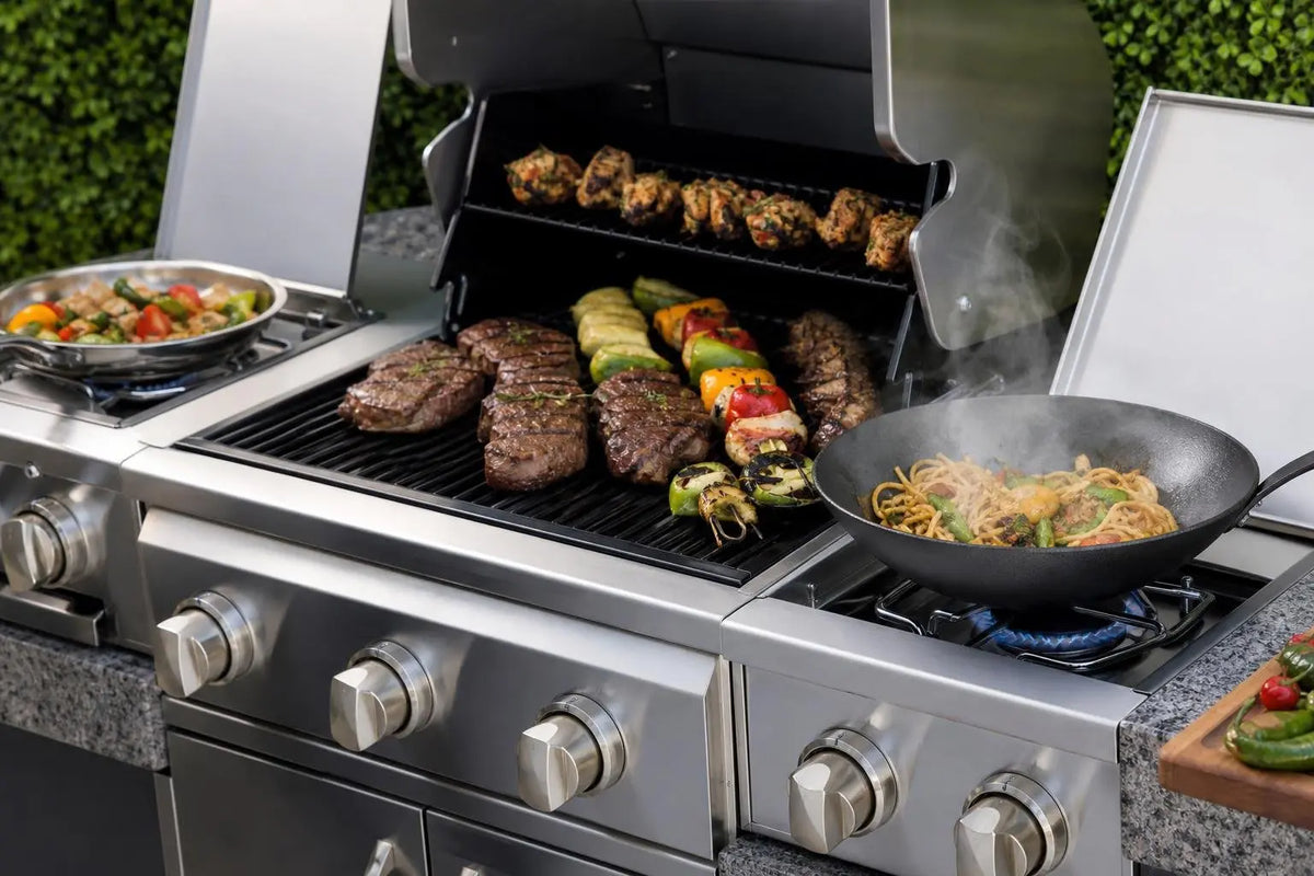 Side Burners, Power Burners, and Wok Burners