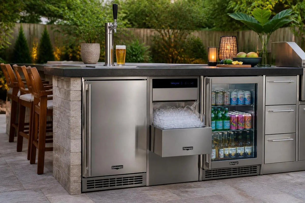 Kegerators, Ice Makers & Beverage Centers for Outdoor Kitchens
