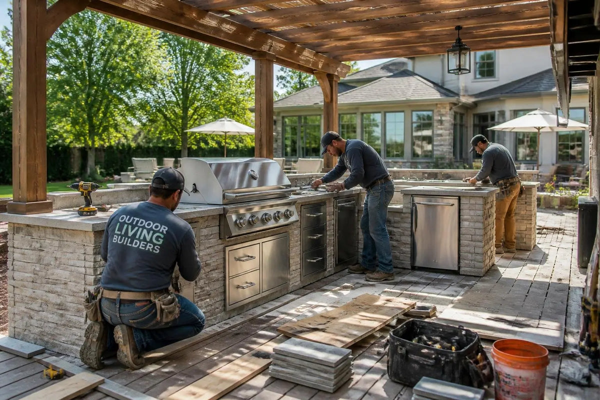 How Long Does It Take to Build a Custom Outdoor Kitchen? 