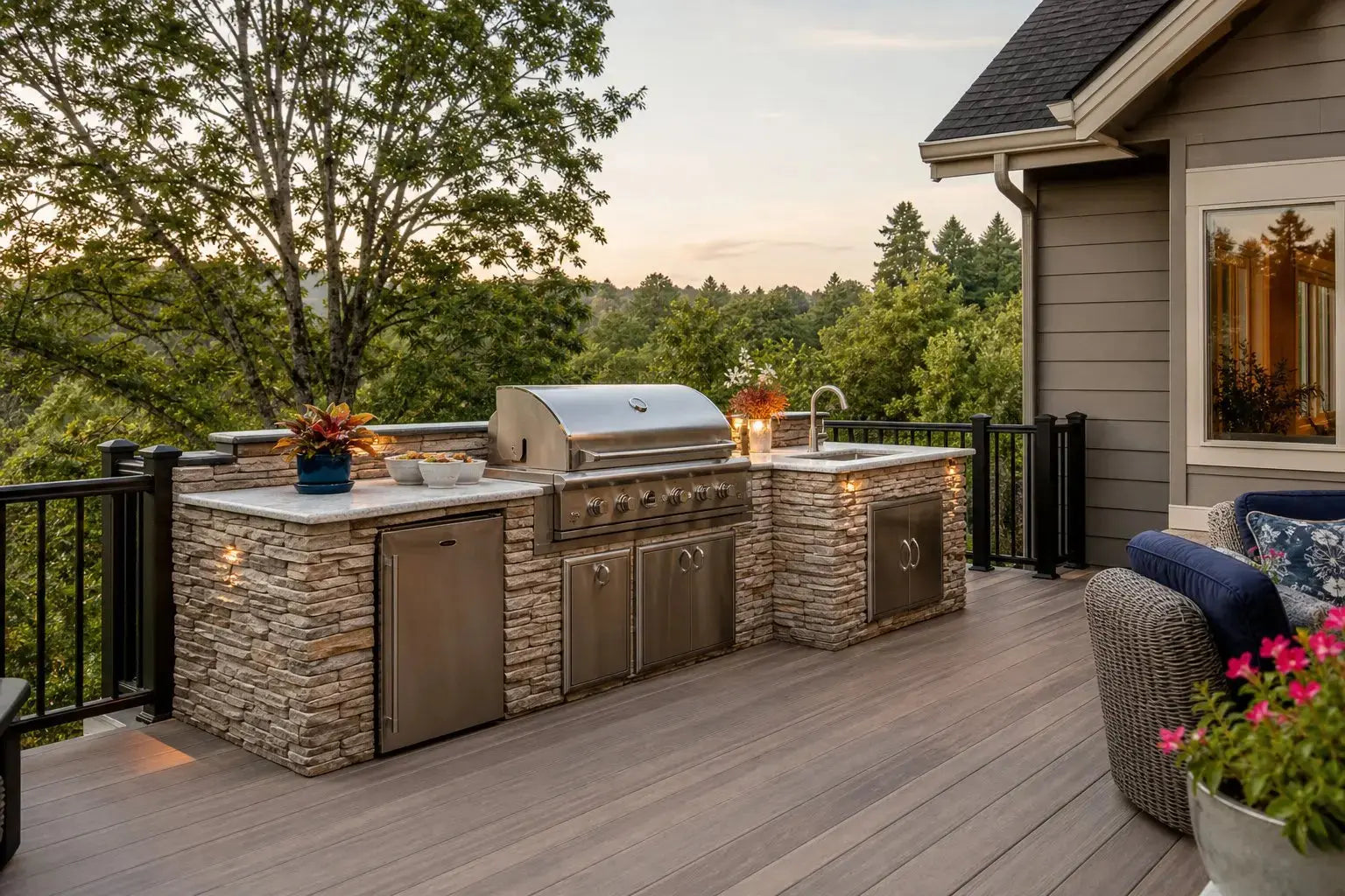 Can You Put an Outdoor Kitchen on a Deck?