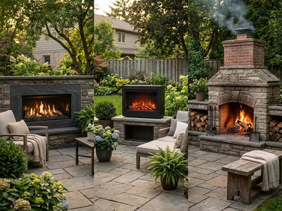 How to Choose an Outdoor Fireplace (Gas vs Electric vs Wood)