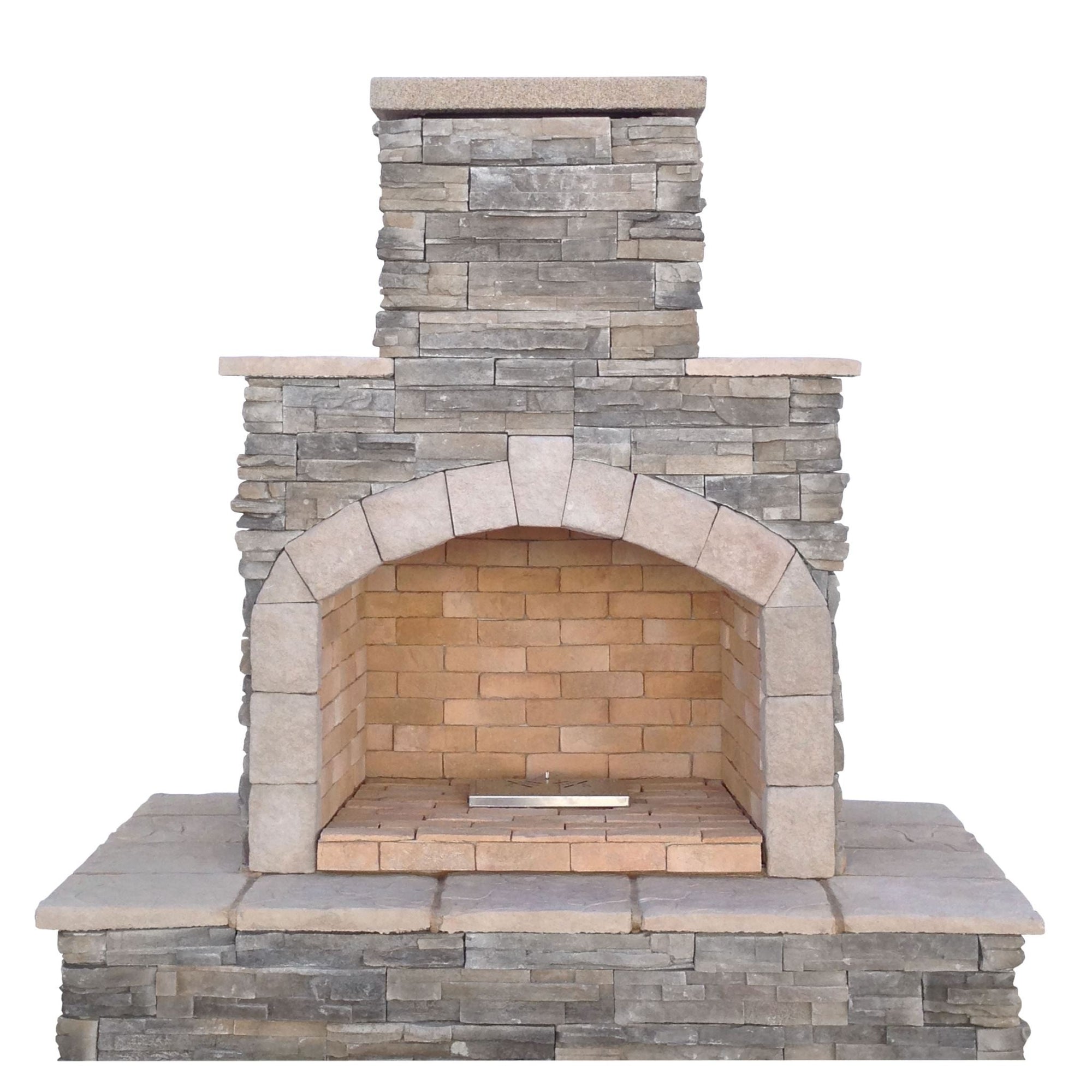 Pre-Built Outdoor Fireplaces