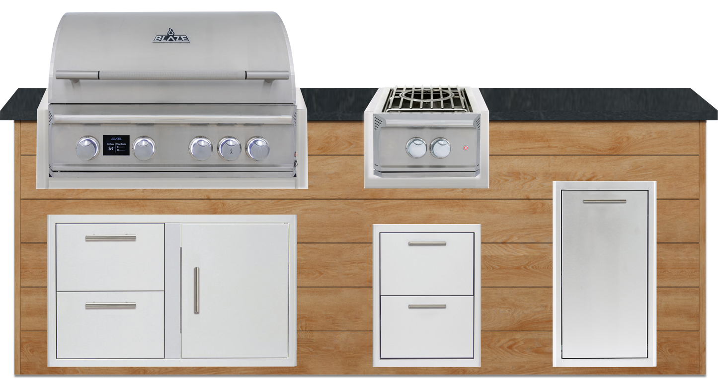 10L-PRO-DDC 96" Blaze Quick Ship Island