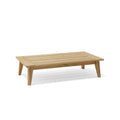 Toscana Rectangular Coffee Table – Premium Teak, Wide Slats, Indoor & Outdoor Use