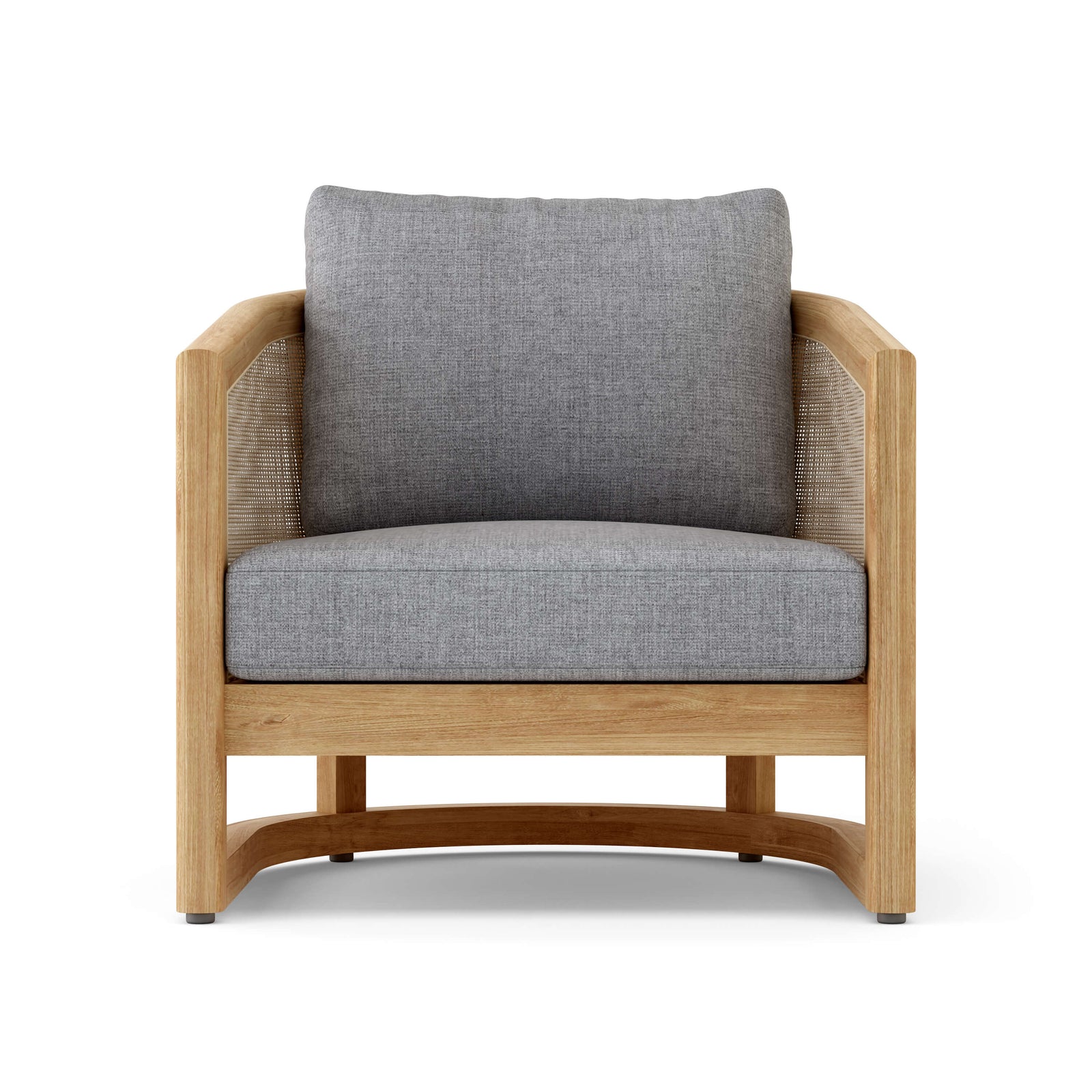 Catania Deep Seating Armchair – Teak & Wicker Outdoor Chair