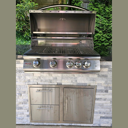 Custom Outdoor Kitchen BBQ Grill // BetterPatio.com