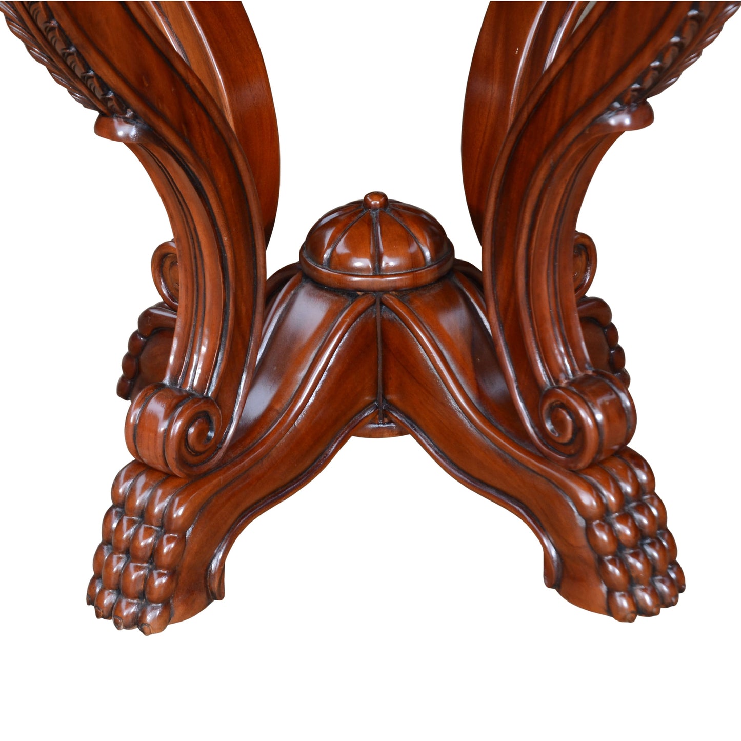 Victorian Claw Feet Side Table – Mahogany Accent | BetterPatio // BetterPatio.com