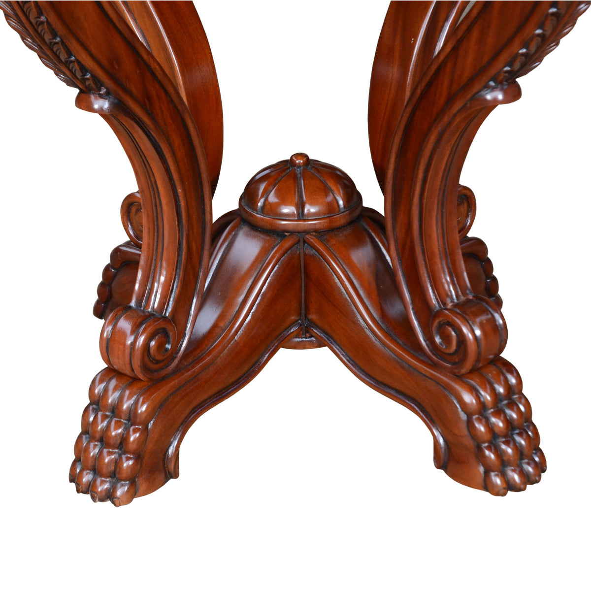 Victorian Claw Feet Side Table – Mahogany Accent | BetterPatio // BetterPatio.com
