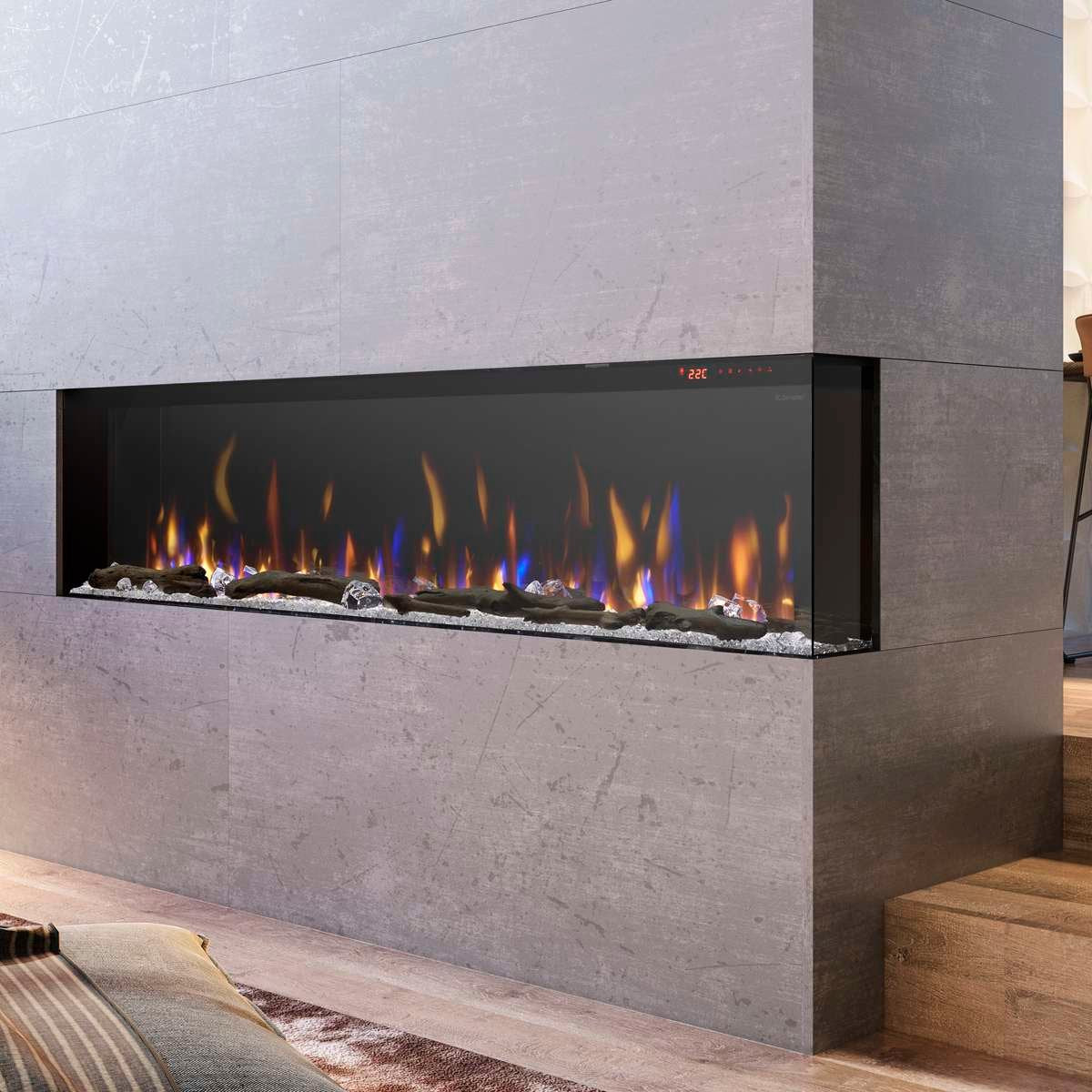 Ignite Bold 74" Linear Electric Fireplace