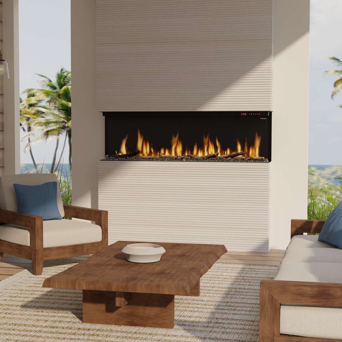 Ignite Bold 60" Linear Electric Fireplace