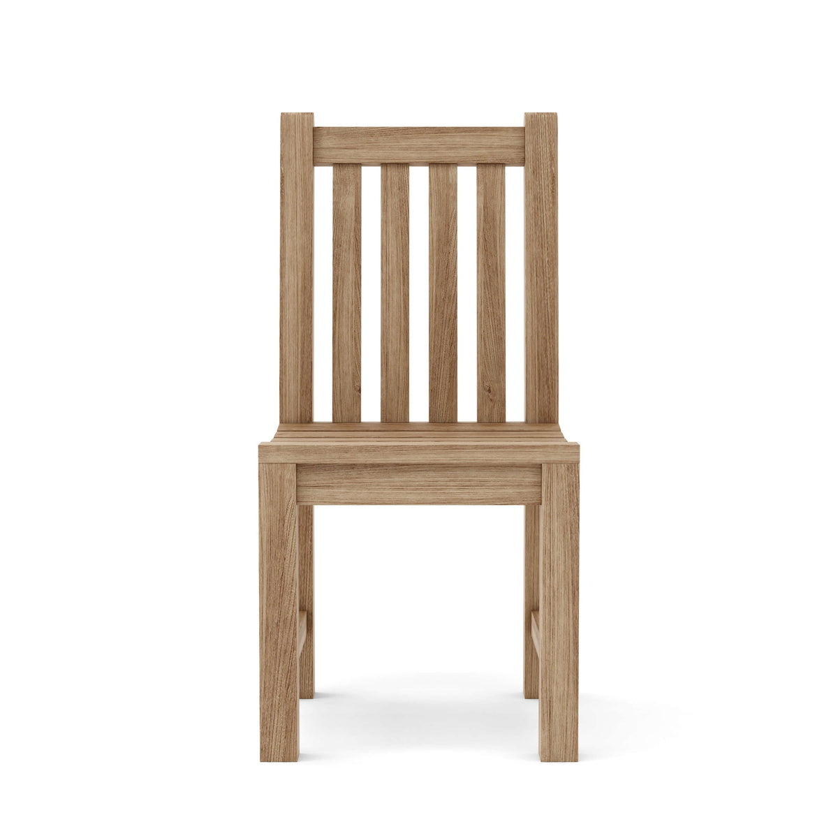 Wooden chair on a white background
