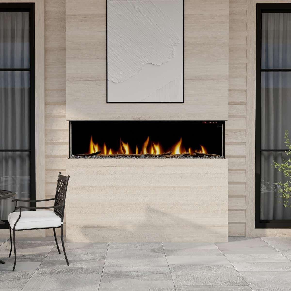 Ignite Bold 74" Linear Electric Fireplace
