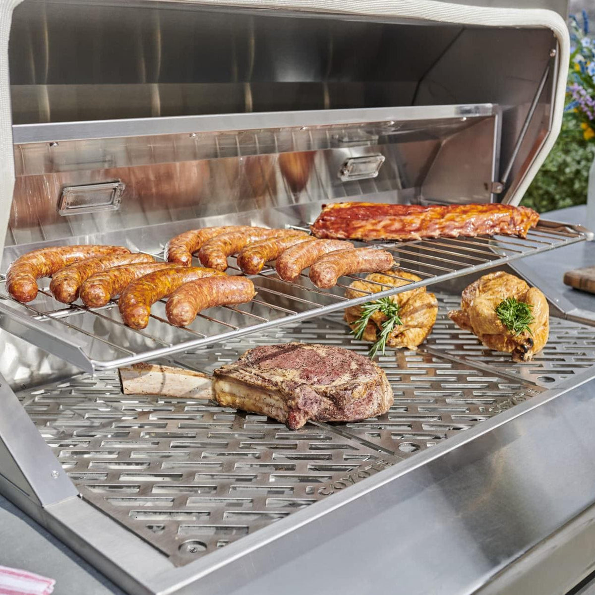 Coyote 28 inch Built In Pellet Grill - BetterPatio.com