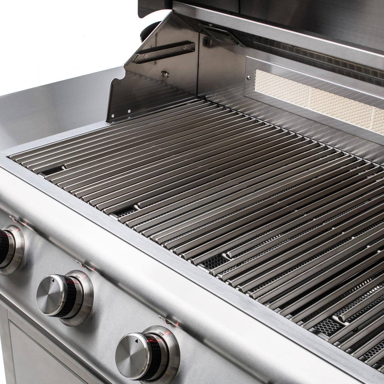 BetterPatio Designer Series 8 Ft Outdoor Kitchen Blaze LTE Grill Fridge - detail view 3