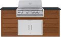 5C-PRO 72" Blaze Quick Ship Island