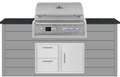 5C-PRO-DDC 72" Blaze Quick Ship Island