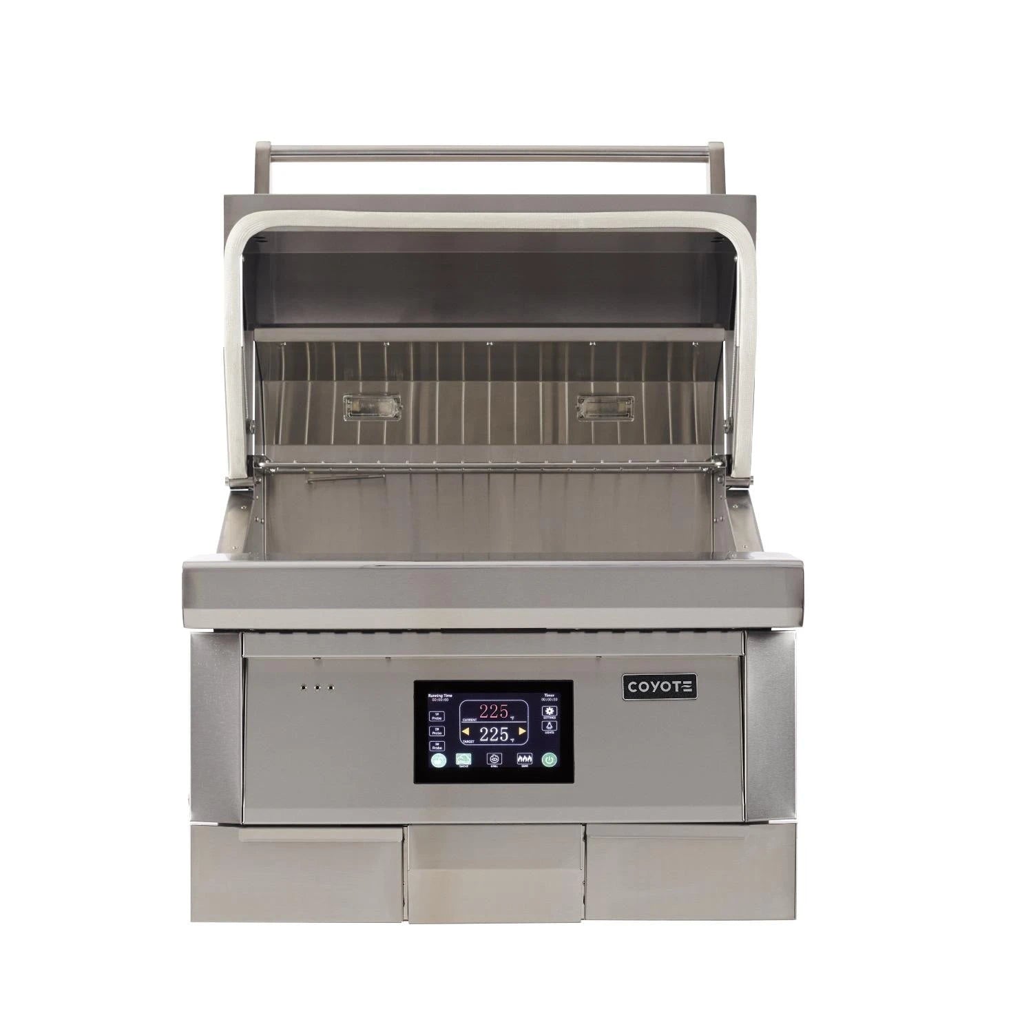 Coyote 28 inch Built In Pellet Grill - BetterPatio.com