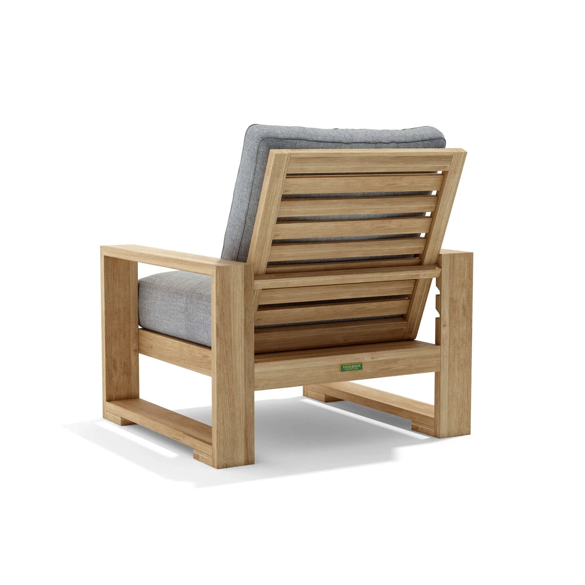 Anderson Teak Capistrano 5-Piece Deep Seating Collection - teak sofa set detail view