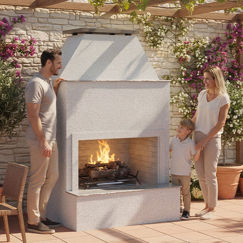 Durango 905-2 outdoor fireplace - environment view
