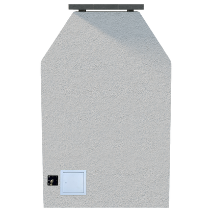 Durango 905-2 outdoor fireplace - back view