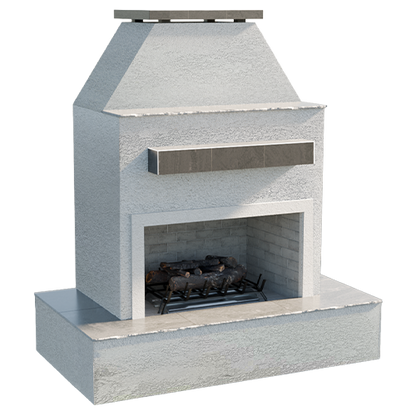 Key West 905-3 outdoor fireplace - isolated view