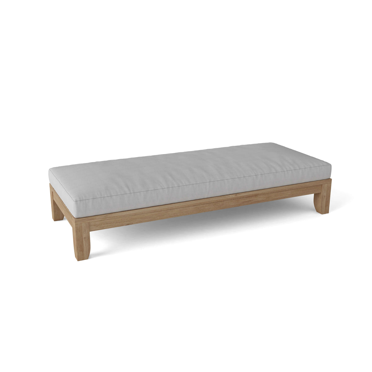Riviera 72" Luxe Teak Daybed with Sunbrella Cushions