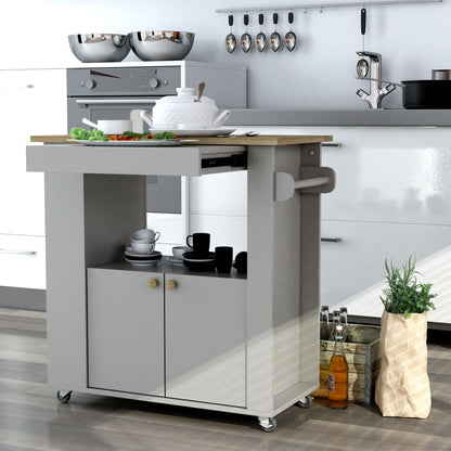 Astor 35" Kitchen Cart with Wheels & Storage | BetterPatio // BetterPatio.com