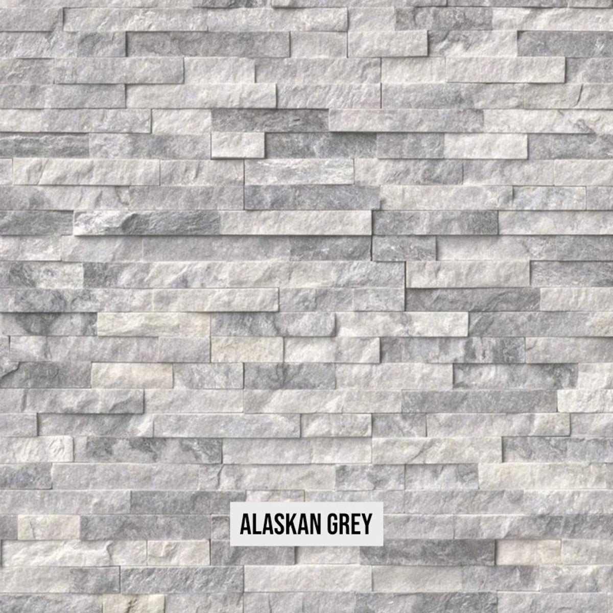 BetterPatio Mountain Series TrueFlame 6 Ft Grill Island - Alaskan Grey countertop labeled
