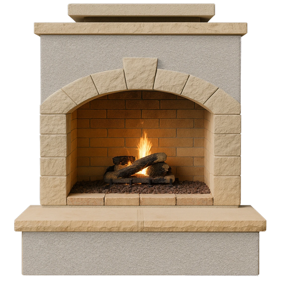 Cal Flame 48 inch Outdoor Fireplace FRP-906-2 Cal Flame