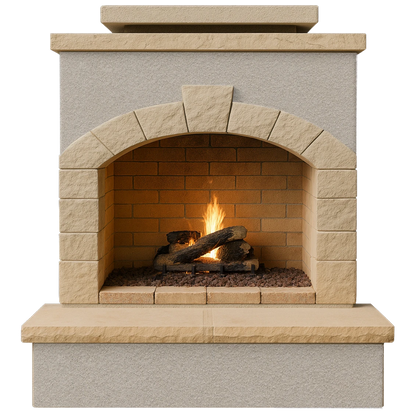 Cal Flame 48 inch Outdoor Fireplace FRP-906-2 Cal Flame