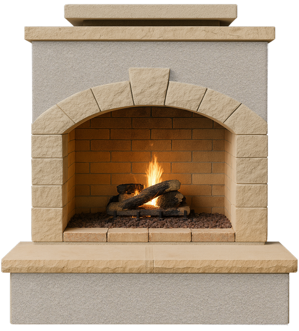 Cal Flame 48 inch Outdoor Fireplace FRP-906-2