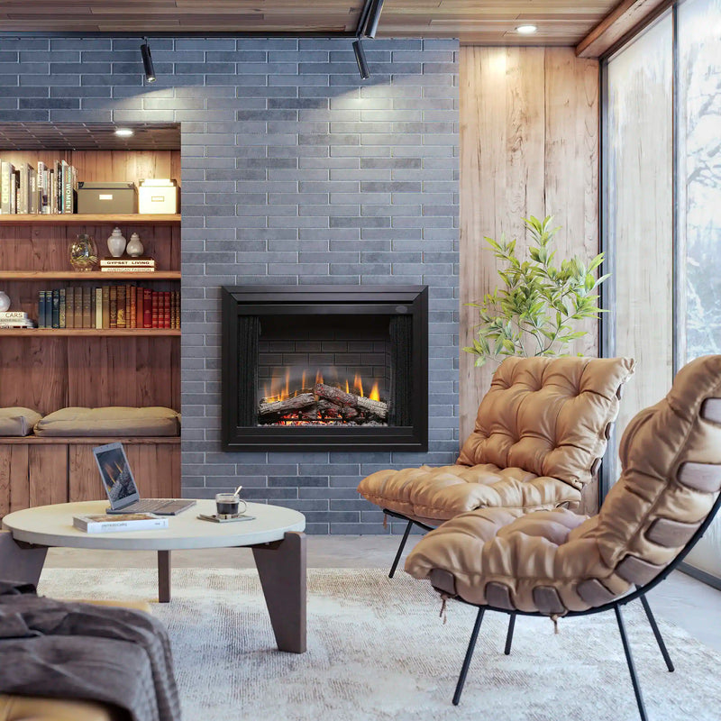 Dimplex BF39DXP flame and log detail