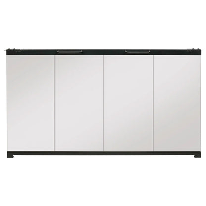 Dimplex BFDOOR39BLKSM bi-fold look glass door for BF39 firebox
