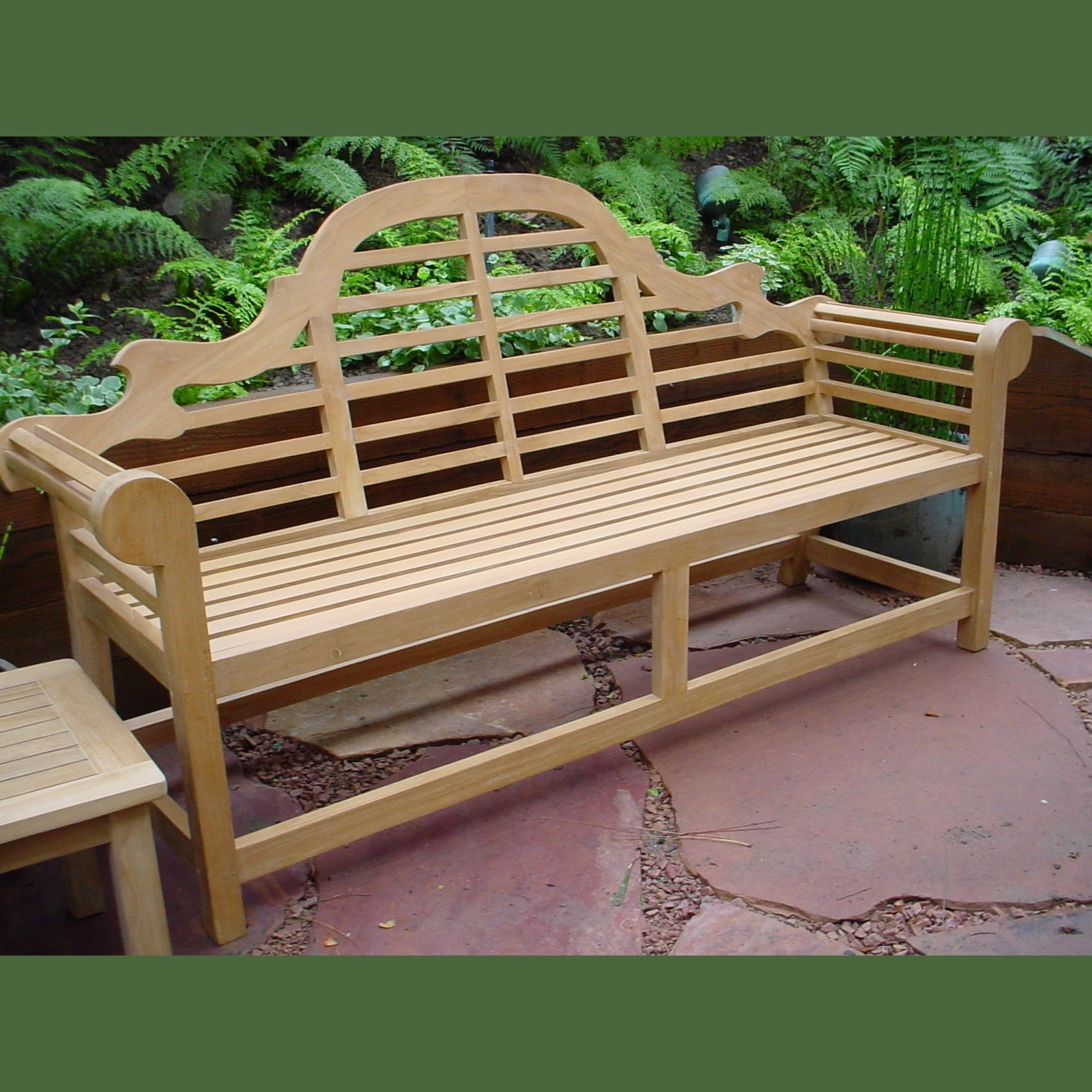 Marlborough 3-Seater Teak Wood Bench – Lutyens Design | BetterPatio // BetterPatio.com