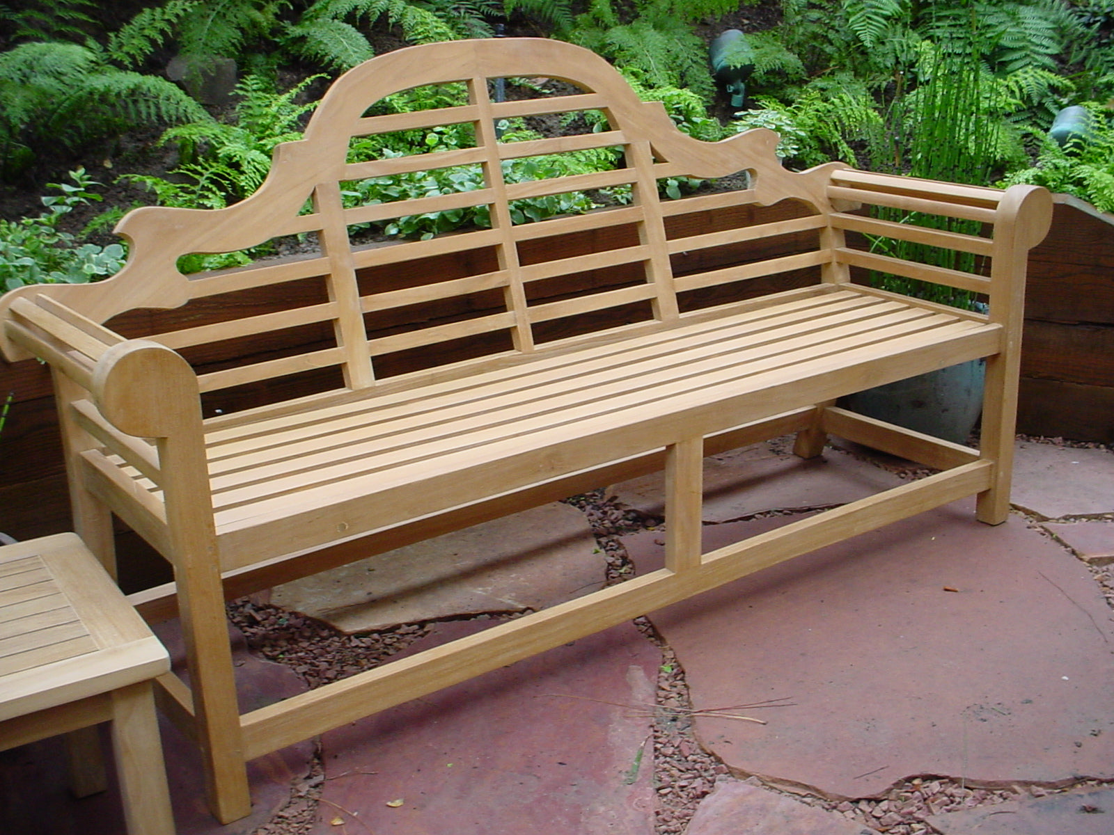 Marlborough 3-Seater Teak Wood Bench – Lutyens Design | BetterPatio // BetterPatio.com