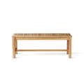 Casablanca Backless Teak Benches – 2, 3 & 4-Seater Outdoor Patio Seating
