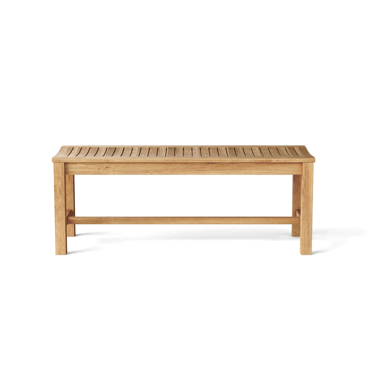 Casablanca Backless Teak Benches – 2, 3 & 4 Seater Outdoor | BetterPatio // BetterPatio.com