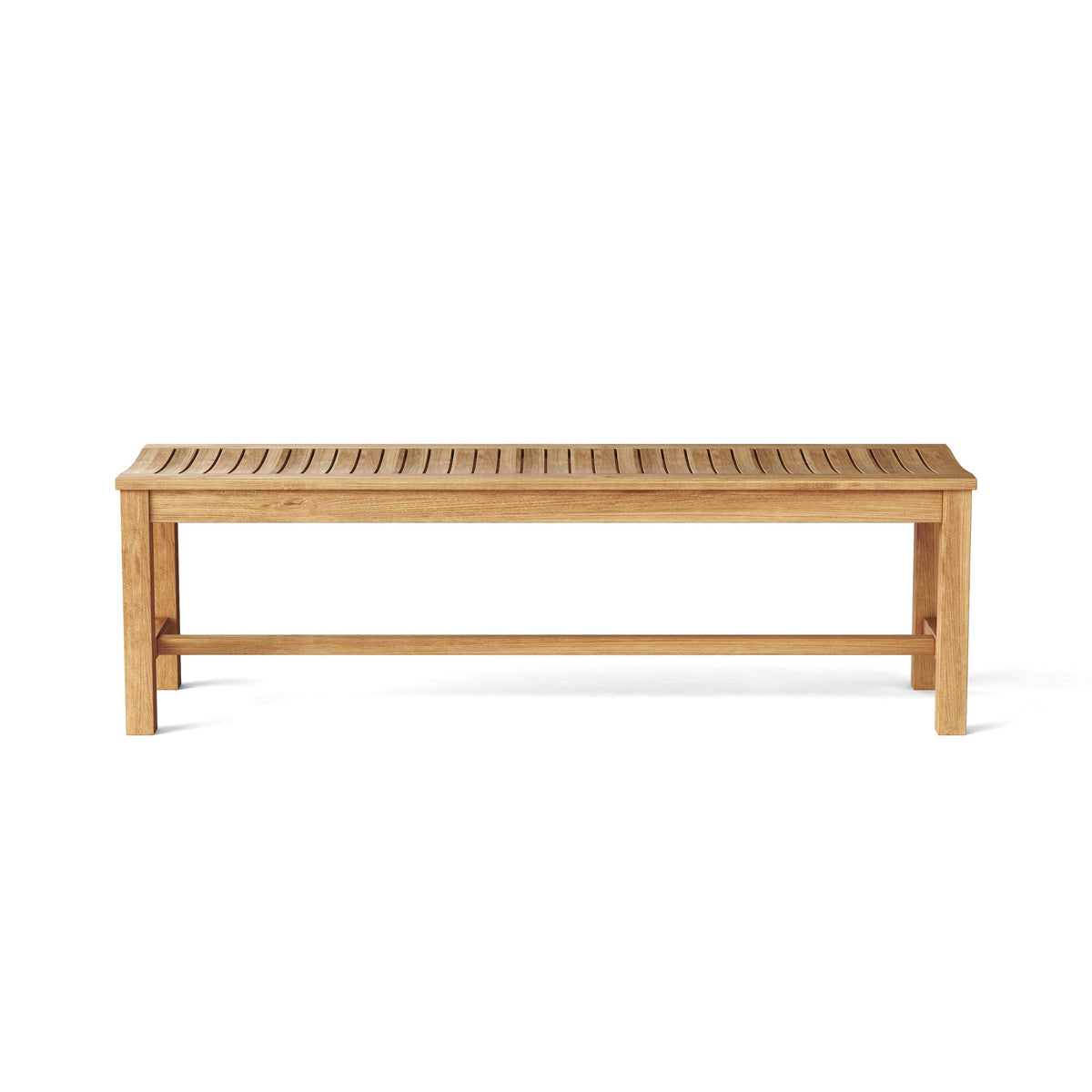 Casablanca Backless Teak Benches – 2, 3 & 4 Seater Outdoor | BetterPatio // BetterPatio.com