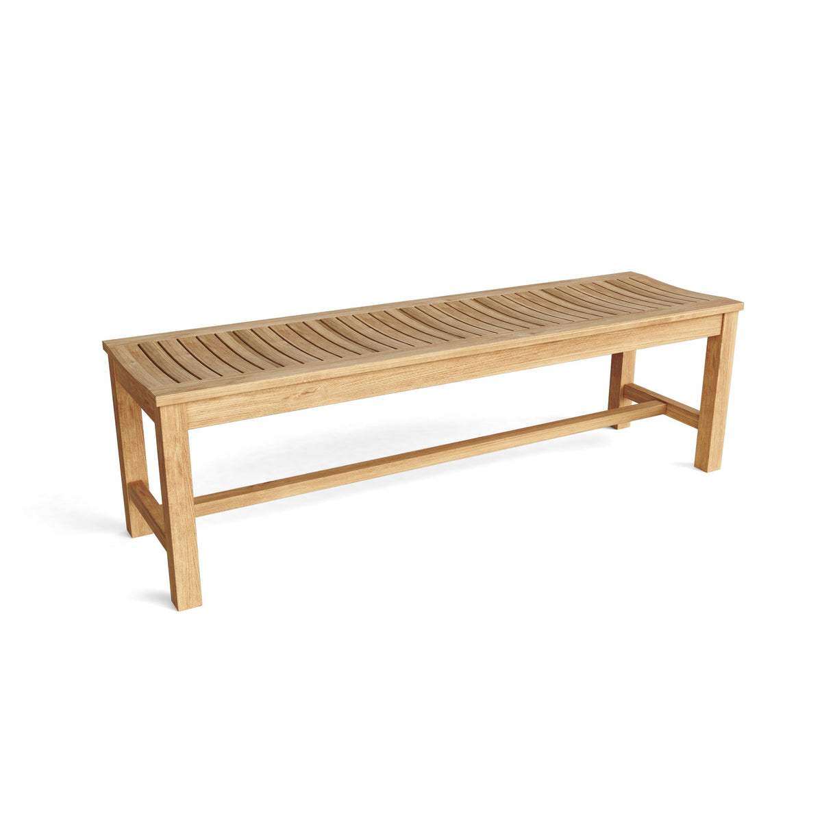 Casablanca Backless Teak Benches – 2, 3 & 4 Seater Outdoor | BetterPatio // BetterPatio.com