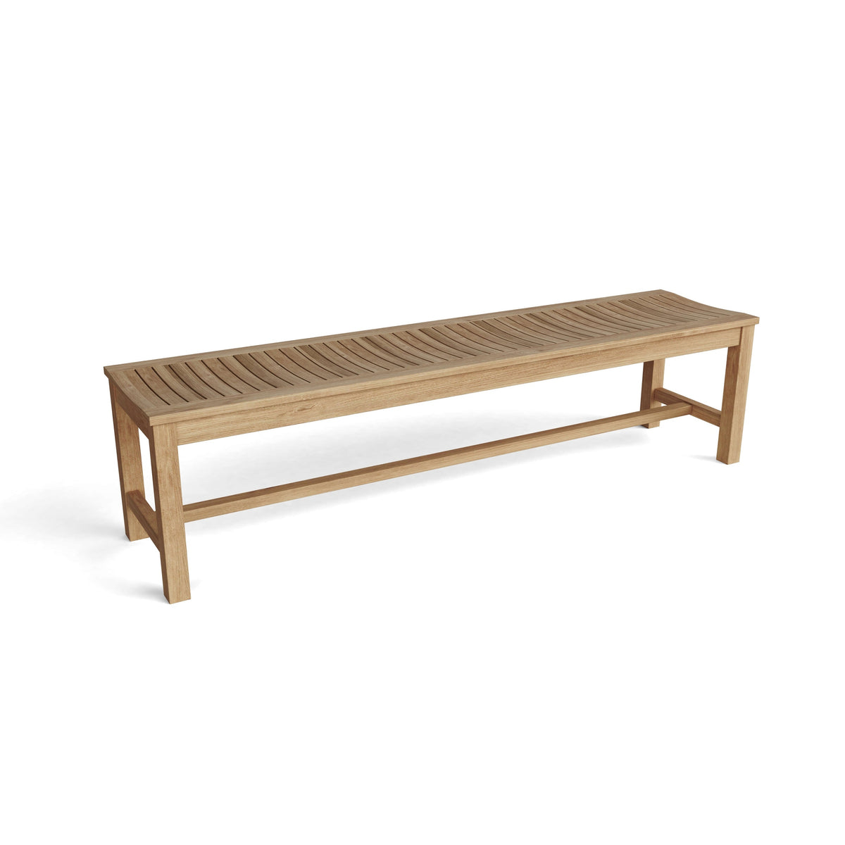 Casablanca Backless Teak Benches – 2, 3 & 4 Seater Outdoor | BetterPatio // BetterPatio.com