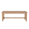 Madison Backless Teak Benches – 48" & 59" Outdoor Patio Seating