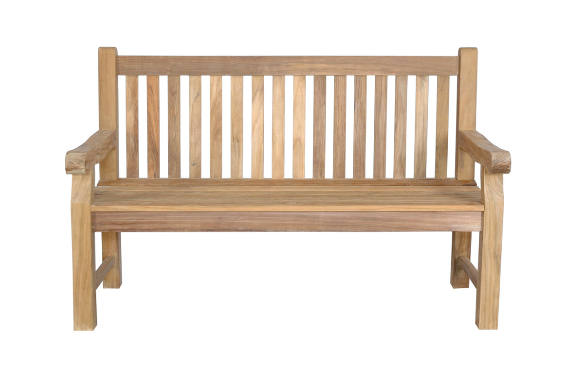 Devonshire Extra Thick Teak Benches – 3 &amp; 4 Seater | BetterPatio // BetterPatio.com