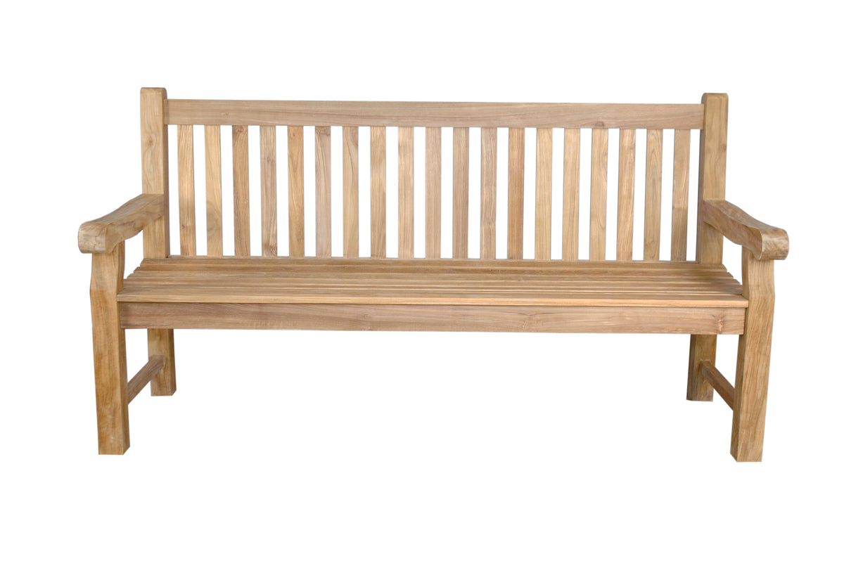 Devonshire Extra Thick Teak Benches – 3 &amp; 4 Seater | BetterPatio // BetterPatio.com