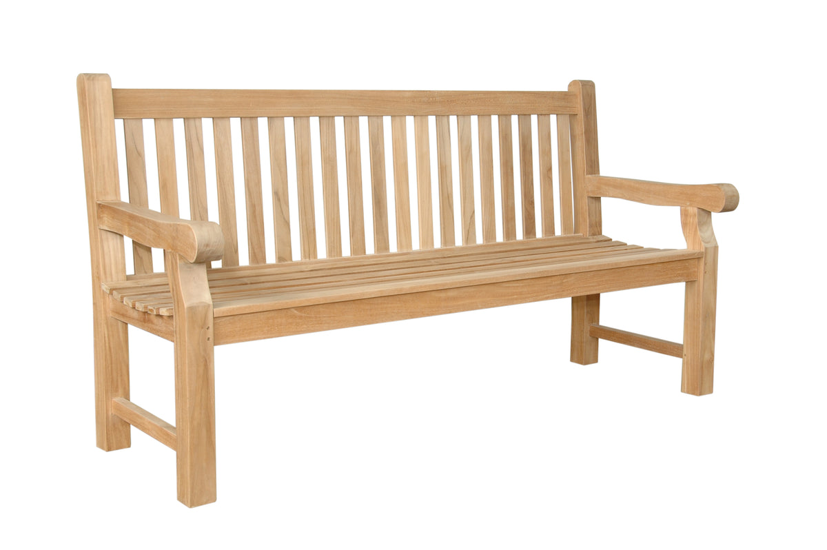 Devonshire Extra Thick Teak Benches – 3 &amp; 4 Seater | BetterPatio // BetterPatio.com