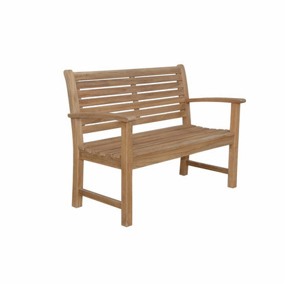 Victoria 48" 2-Seater Teak Bench – Outdoor Patio | BetterPatio // BetterPatio.com